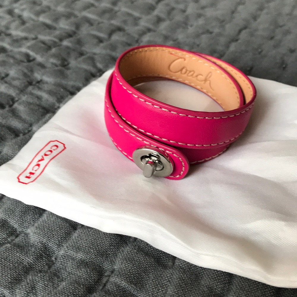Coach leather wrap bracelet. NWOT